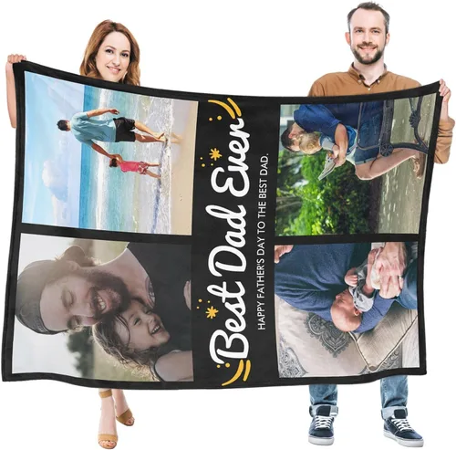Miniatura 6 de Regalos personalizados para el día del padre, cobijas personalizadas con fotos, cobija personalizada con foto, cobijas con fotos personalizadas