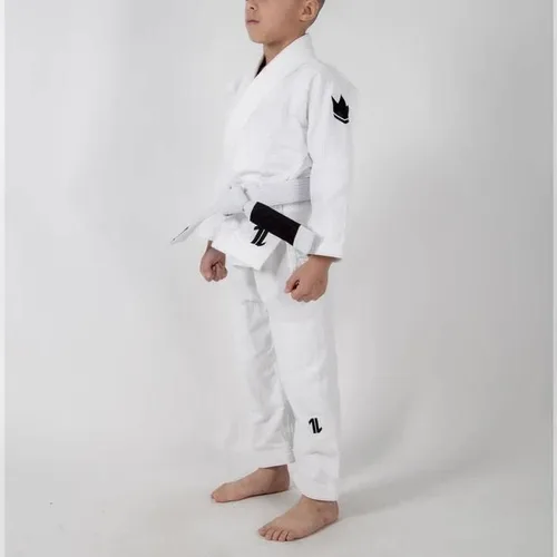 Miniatura 3 de KINGZ The One Brazilian Jiu Jitsu Gi - Kimono BJJ ligero y duradero para jóvenes - IBJJF Legal - 400gsm Pearl Weave Competition