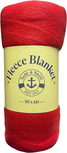 Miniatura 5 de Yacht & Smith Mantas de forro polar suave de 50 x 60, ligeras, acogedoras y cálidas, manta colorida oscura para sofá de viaje al aire libre, al por