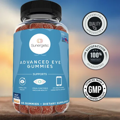 Miniatura 6 de Gomitas prémium de apoyo ocular – Gomitas de luteína con zeaxantina que apoyan la salud general de los ojos, la visión y la salud macular – Gomitas