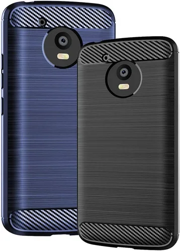 Miniatura 5 de Funda para teléfono Motorola Moto E4 con protector de pantalla de vidrio templado y accesorios para celda, delgada, resistente de silicona