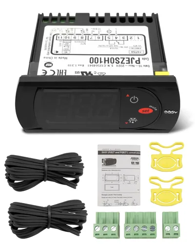 Controlador de temperatura PJEZS0H100 apto para Carel y todos los tipos de refrigeradores, termostato digital de 115 V con sonda de sensor de