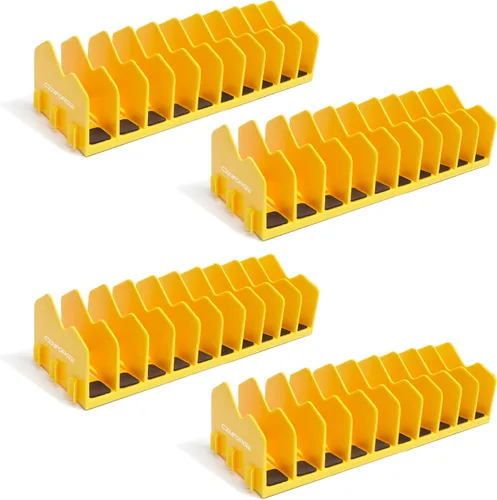 Miniatura 10 de Cenfoge - Organizador de alicates, 20 ranuras con base antideslizante para cajón de caja de herramientas, solución de almacenamiento de herramientas