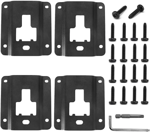 Miniatura 7 de auovo Anclajes de Amarre Compatibles con Ford F150 F250 F350 2015-2025 2026 Anclajes de Amarre para Caja de Camioneta con Placas de Soportes Grapas