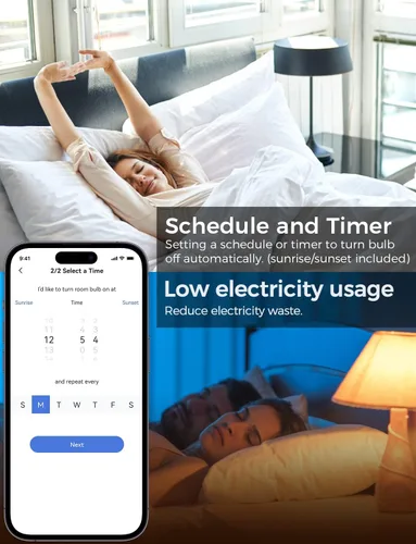 Miniatura 3 de Refoss Las bombillas inteligentes funcionan con Apple HomeKit, bombillas inteligentes que cambian de color compatibles con Siri, Alexa y Google