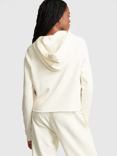 Miniatura 3 de Victoria's Secret Sudadera con capucha corta de forro polar rosa para mujer (XS-XXL)