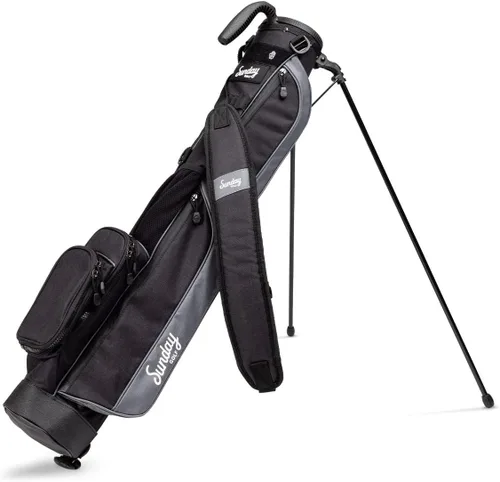 Miniatura 11 de The Original Sunday Golf Loma Bag - Bolsa de golf ligera con correa y soporte, fácil de transportar bolsa de pie para campo de prácticas, par 3