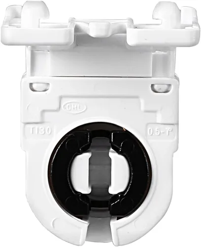 Miniatura 3 de uxcell 2 unids T8 soporte de luz fluorescente G13 base no derivada sola cabeza lápida lámpara zócalo AC 250 V 2A para tubo fluorescente LED