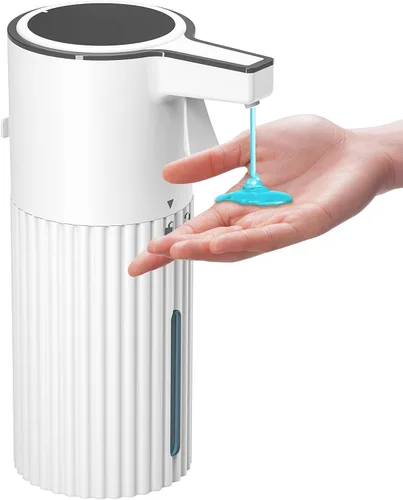 Miniatura 9 de Push-Activated Automatic Foaming Soap Dispenser,Soap Dispenser for Kitchen,Continuous Flow Control 400ml Capacity,AA Battery Powered Waterproof