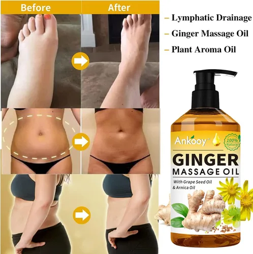 Miniatura 3 de Paquete de 3 aceites de masaje para terapia de masaje, aceite de árnica muscular dolorido y aceite de lavanda relajante y aceite de jengibre