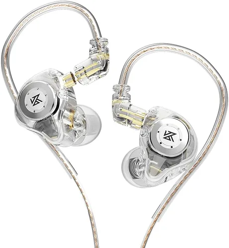 Miniatura 2 de senleeor KZ EDX PRO - Auriculares de doble circuito magnético de 0.394 pulgadas, auriculares senleeor KZ 1DD Deep Bass con cables de pin C Negro