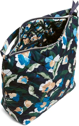 Miniatura 3 de Vera Bradley Bolso de hombro Hobo de gran tamaño de sarga de alto rendimiento