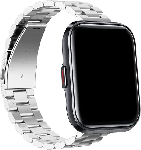 Miniatura 7 de Correa de liberación rápida compatible con SKG V7/V7 Pro Smart Watch Band para mujeres y hombres, correa de repuesto de acero inoxidable de metal Oro