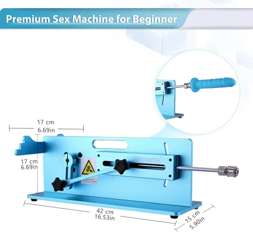 Miniatura 6 de Hismith Máquina sexual prémium con sistema KlicLok, 100 W, cable remoto 3 en 1, máquina sexual de control, máquina de empuje ajustable