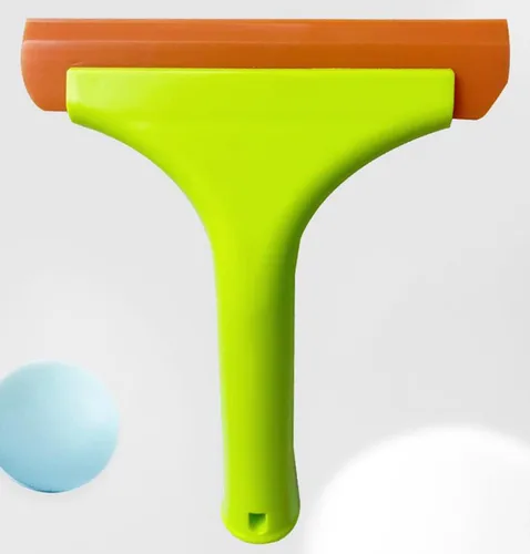 Miniatura 4 de Limpiaparabrisas de silicona suave y flexible de mango largo para puerta de cristal, ventana, parabrisas, espejo, baño (7.5 pulgadas)