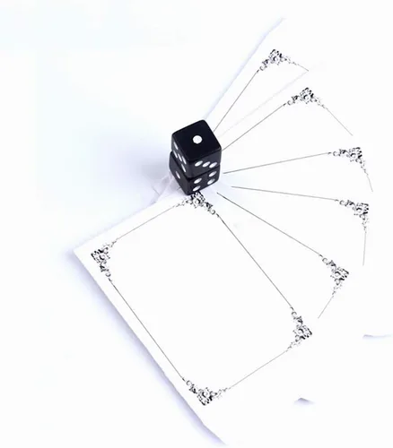 Miniatura 2 de Enjoyer Trucos de magia Rusia Dados Deluxe Forzando Dados Mago Props Close Up Metalismo Magic Gimmick Comedia Juguetes clásicos