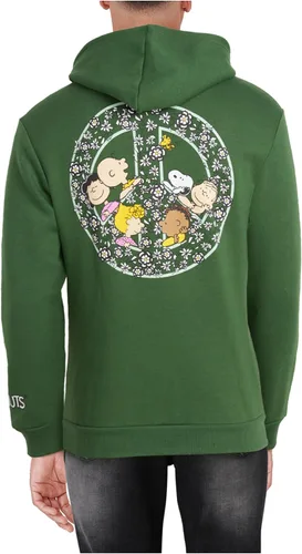 Miniatura 3 de Peanuts Mens Snoopy Sweatshirt - Vintage Snoopy and Woodstock Pullover Hoodie