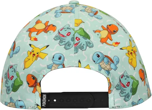 Miniatura 4 de Bioworld Sombrero de Snapback sublimado de personaje Pokemon, Multi