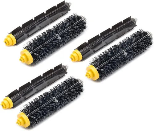 Cepillo de cerdas de repuesto y batidor flexible compatible con iRobot Roomba 600 y 700 Series 614 618 630 635 640 645 650 652 655 660 665 670 671