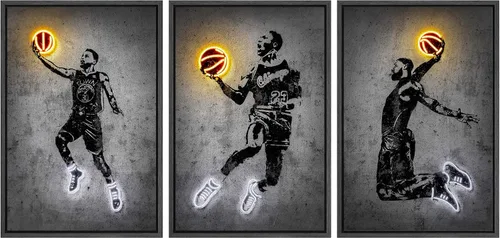 Miniatura 156 de wall26 Lienzo enmarcado para pared, juego de arte de primer plano, detalles de costuras de béisbol, atletas deportivos, fotografía, moderno
