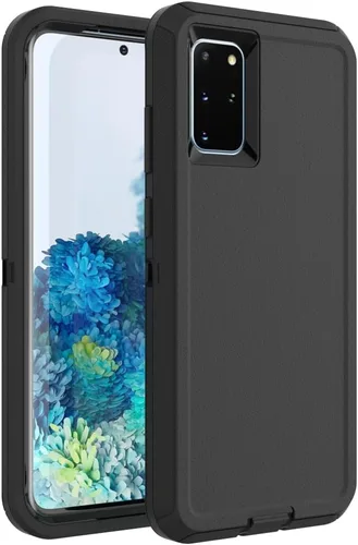 Miniatura 37 de Funda para Galaxy S21, Funda Resistente de Grado Militar Resistente a los Golpes y a Prueba de Caídas para Samsung Galaxy S21, Negro+Naranja Negro