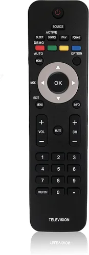 Mando a distancia de repuesto para Philips Smart LED TV 32HFL4462F/F7 32PFL3506/F7 19PFL3504D/F7 22PFL3504D/F7 37HFL4482F/F7 40PFL3706/F7