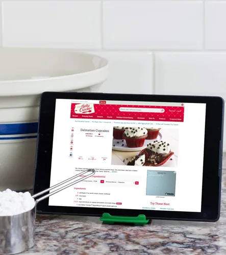Miniatura 6 de Cestari Soporte para recetas para teléfonos inteligentes y tabletas, mantén tu teléfono, Kindle o iPad cómodo mientras cocinas - Soporte original