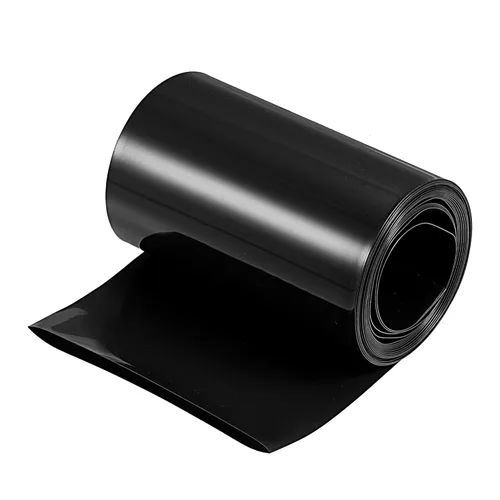Miniatura 12 de MECCANIXITY Envoltura de Batería de PVC Termorretráctil de 127 mm de Diámetro 200 mm Plana 10 Pies (3 metros) Negra con Buena Aislación para Paquete