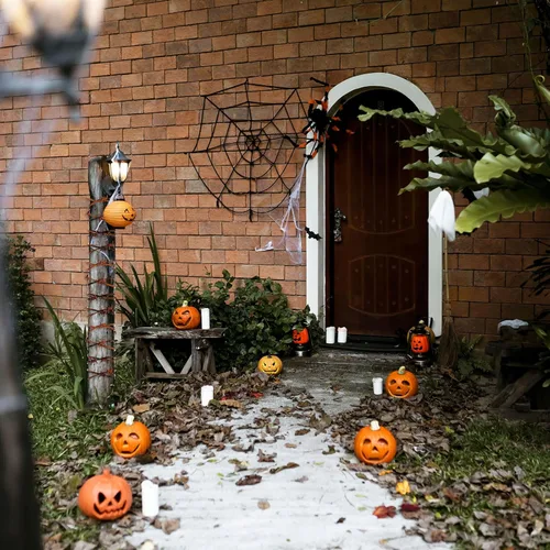 Miniatura 5 de Alambre de púas oxidadas falsas de 49 pies, 6 piezas de alambre de púas de plástico para Halloween, decoración occidental rojo óxido, decoración