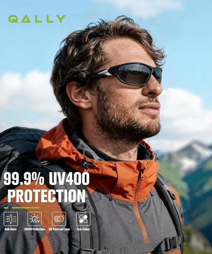 Miniatura 2 de Gafas de sol polarizadas para hombre, gafas de sol con protección UV400 para conducir, golf, pesca, correr