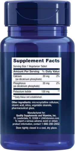 Miniatura 2 de Vida extensión – Tabletas de Yoduro de Potasio-130 mg – 14 Tabletas