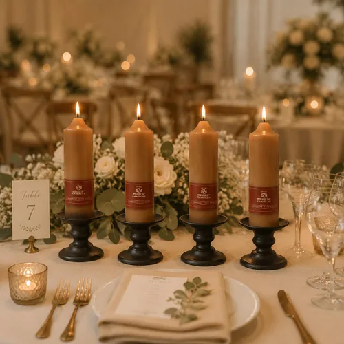 Miniatura 4 de Velas cónicas cortas de 5 pulgadas, hechas a mano, sin perfume, juego de 4 velas cónicas en espiral trenzadas para decoración del hogar y bodas