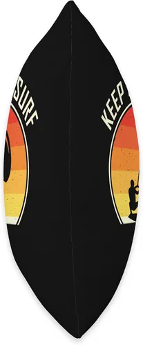 Miniatura 2 de Kitesurf motif equipment Keep Calm and Surf-Kitesurf, almohada de 16 x 16 pulgadas, multicolor