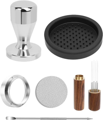 Miniatura 11 de Jarra de espuma de leche de acero inoxidable de 20 onzas / 20.3 fl oz para plantillas de café capuchino de leche, arte de leche, taza de jarra