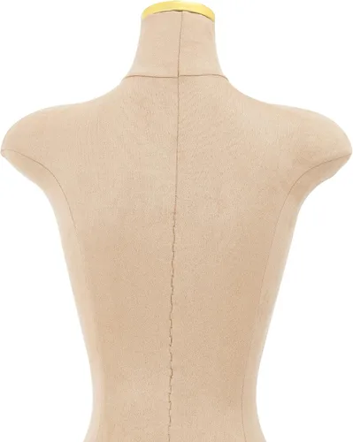 Miniatura 7 de Torso modelo de vestido femenino, 59 a 83 pulgadas de altura ajustable, formas de ropa de cuerpo de maniquí con base cuadrada de metal, soporte