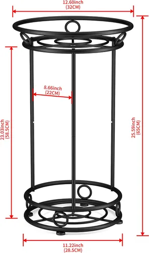 Miniatura 7 de YIUKEA - Soporte para plantas para interiores y exteriores - Estante organizador alto de varios niveles de metal para macetas, exhibidor de flores