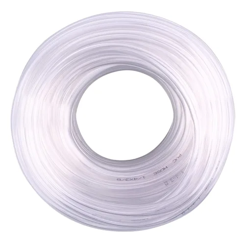 Miniatura 36 de DERNORD Manguera de vinilo flexible transparente de PVC, 1/4" DI X 3/8" DE, 100 pies de largo, para uso alimentario