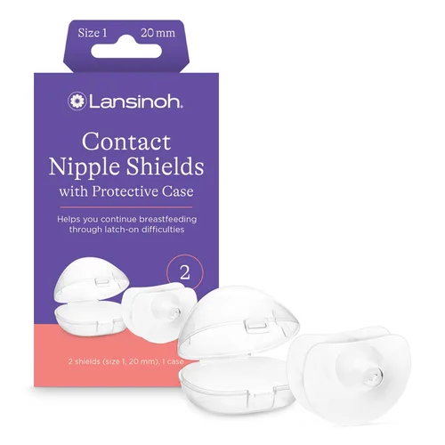 Miniatura 10 de Lansinoh Protectores de pezón de contacto para madres lactantes, ultrafinos, suaves y flexibles, de silicona de grado médico, diseñados para pezones