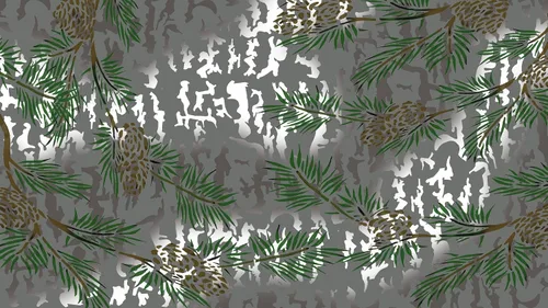 Miniatura 3 de Acid Tactical® Paquete de 2 plantillas de pintura en aerosol para aerógrafo de camuflaje multicámara de corteza de corteza de 9 x 14 – pistola