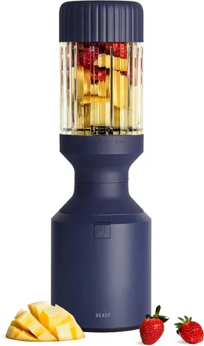 Miniatura 22 de Beast Mega 1200 Acero inoxidable Batidora de encimera de alta calidad Batidos, batidos, salsas, salsas porciones Lg Mezcla hielo + frutas