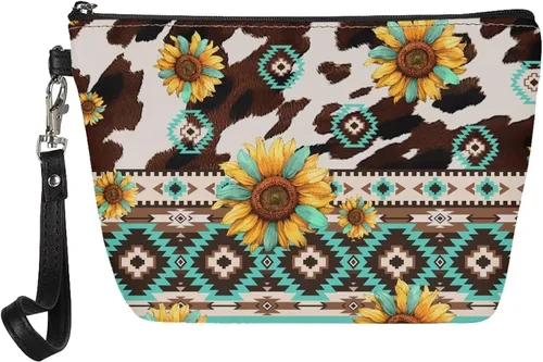 Miniatura 25 de HUGS IDEA Bolso animal del maquillaje de la impresión de la moda de las mujeres de la PU de, Negro (Dachshund), Chico
