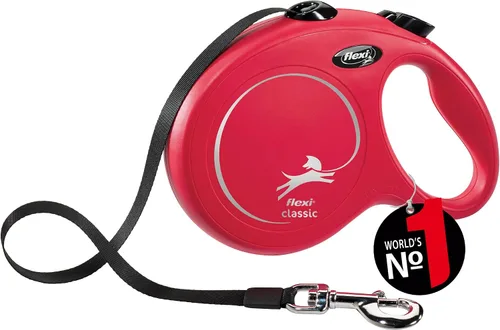 Miniatura 6 de Flexi Roll-Strap New Classic M Rope 5 M Azul para Dogsup a Max. 44.1 lbs, Multi