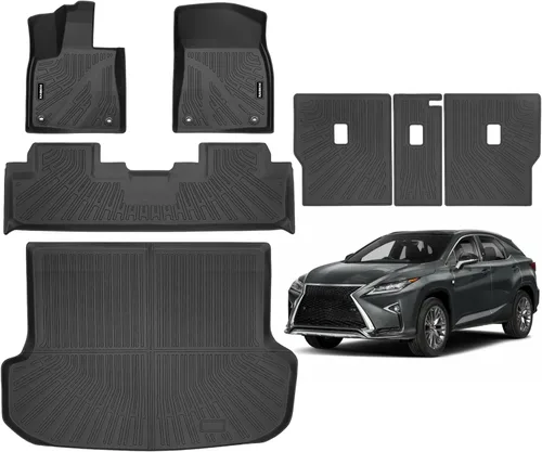 Miniatura 46 de Alfombrillas de piso Naibeve para Ford Edge 2015 2016 2017 2018 2019 2020 2021 2022 2023 2024 2025 - Ajuste personalizado para todo clima