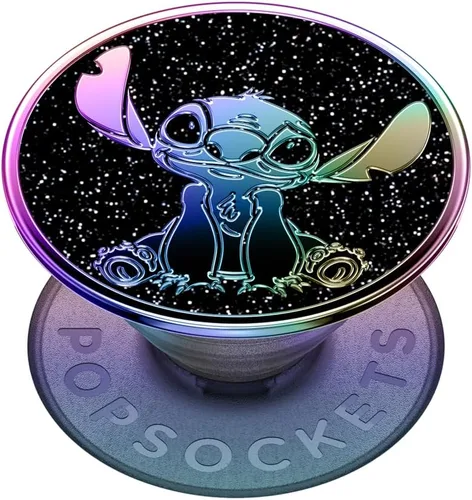 Agarre para teléfono PopSockets con soporte expansible, agarre adhesivo - Esmalte Ágata Aceitada Fuga de Petróleo