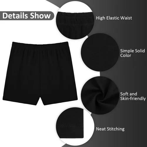 Miniatura 3 de Ruisita Paquete de 5 pantalones cortos de baile para niñas