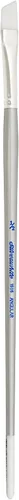 Miniatura 8 de Silver Brush 1506-1 Silverwhite - Cepillo Taklon blanco de mango largo, angular, 1 pulgada