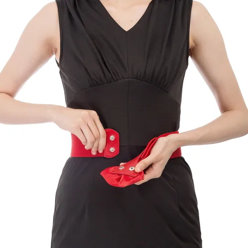 Miniatura 3 de GRACE KARIN Cinturón ancho vintage con nudo de lazo grande para mujer