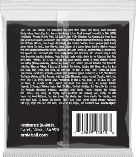Miniatura 2 de Ernie Ball Extra Slinky - Cuerdas para bajo de acero inoxidable, calibre 40-95 (P02845)