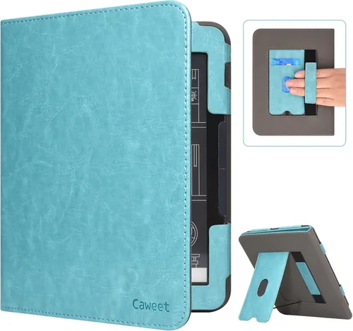Miniatura 8 de Caweet Funda para Nook GlowLight 4 Plus de 7.8 pulgadas versión 2023, funda protectora plegable de piel sintética de alta calidad con ranura