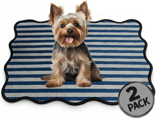 Miniatura 50 de PUPIBOO Almohadillas lavables para orina para perros y gatos - Almohadillas de entrenamiento para cachorros reutilizables súper absorbentes - 100%